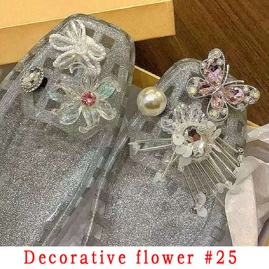 Fashion Style Decorative Flower Non-Slip Women's Shoes