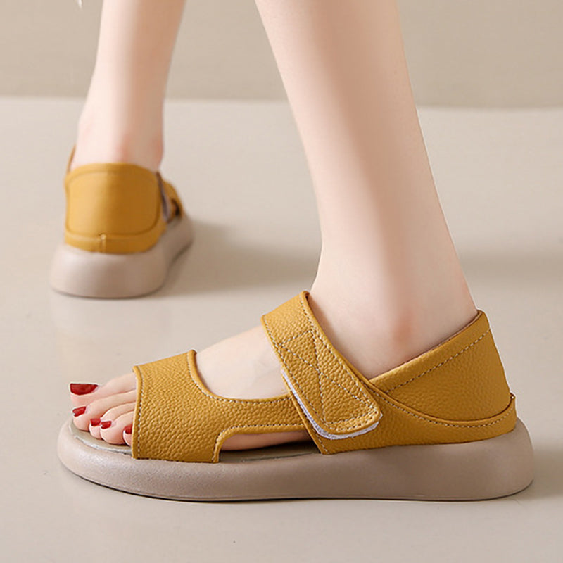 Simple Round Toe Velcro Non-Slip Women'S Shoes