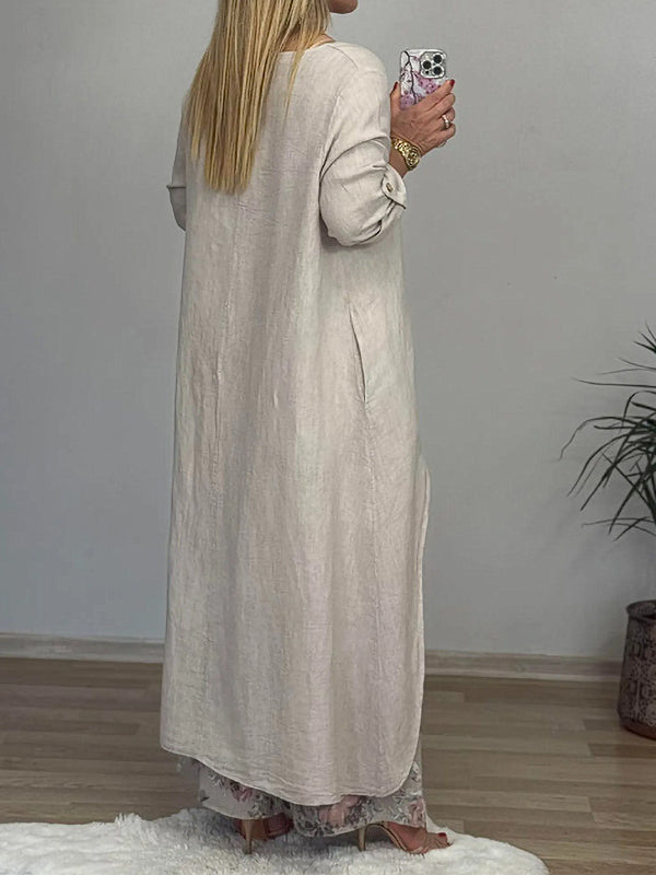 Fashion Irregular Top Wide-Leg Pants Pocket Two-Piece Set