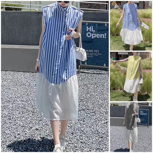 New Striped Comfortable Loose Dress