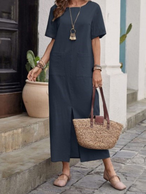 Fashion Sunshine Big Pocket Ladies Dress