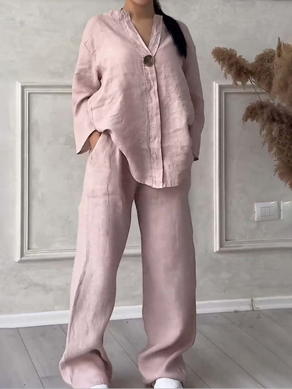 New Comfortable Single Button Casual Two-Piece Suit