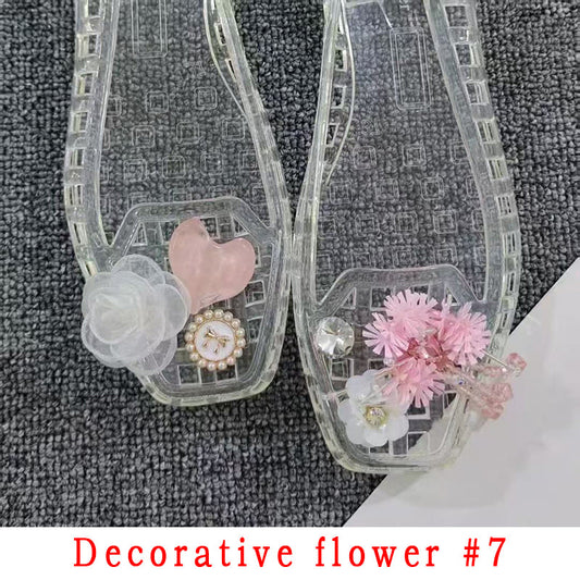 Fashion Style Decorative Flower Non-Slip Women's Shoes