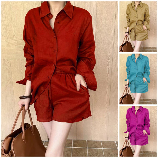 Temperament Fashion Women'S Shirt Suit