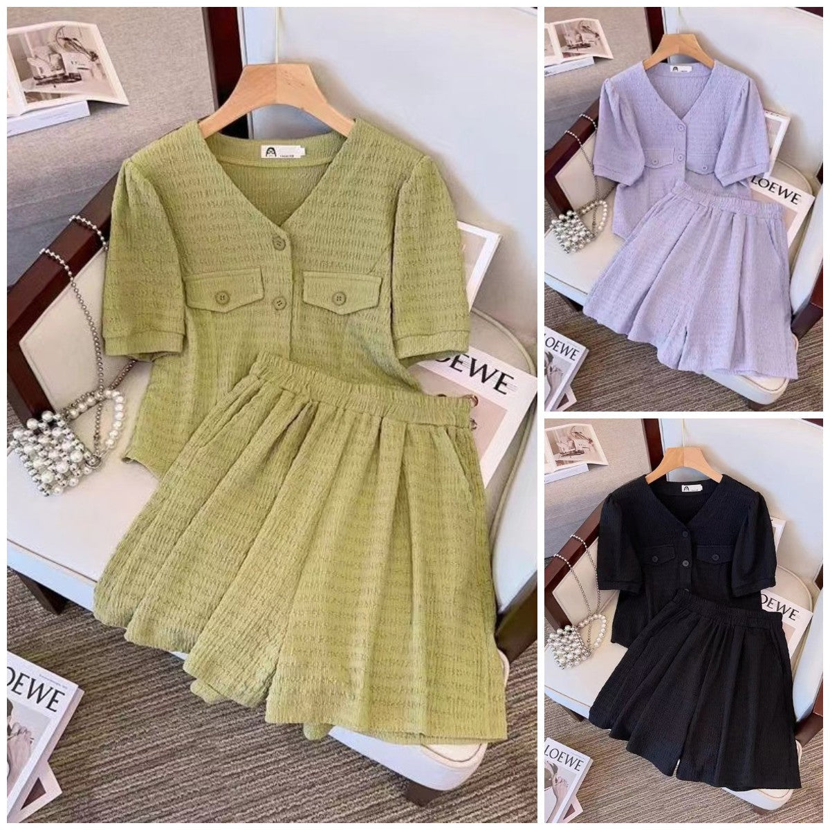 New Fashion Temperament Women'S Shirt Suit