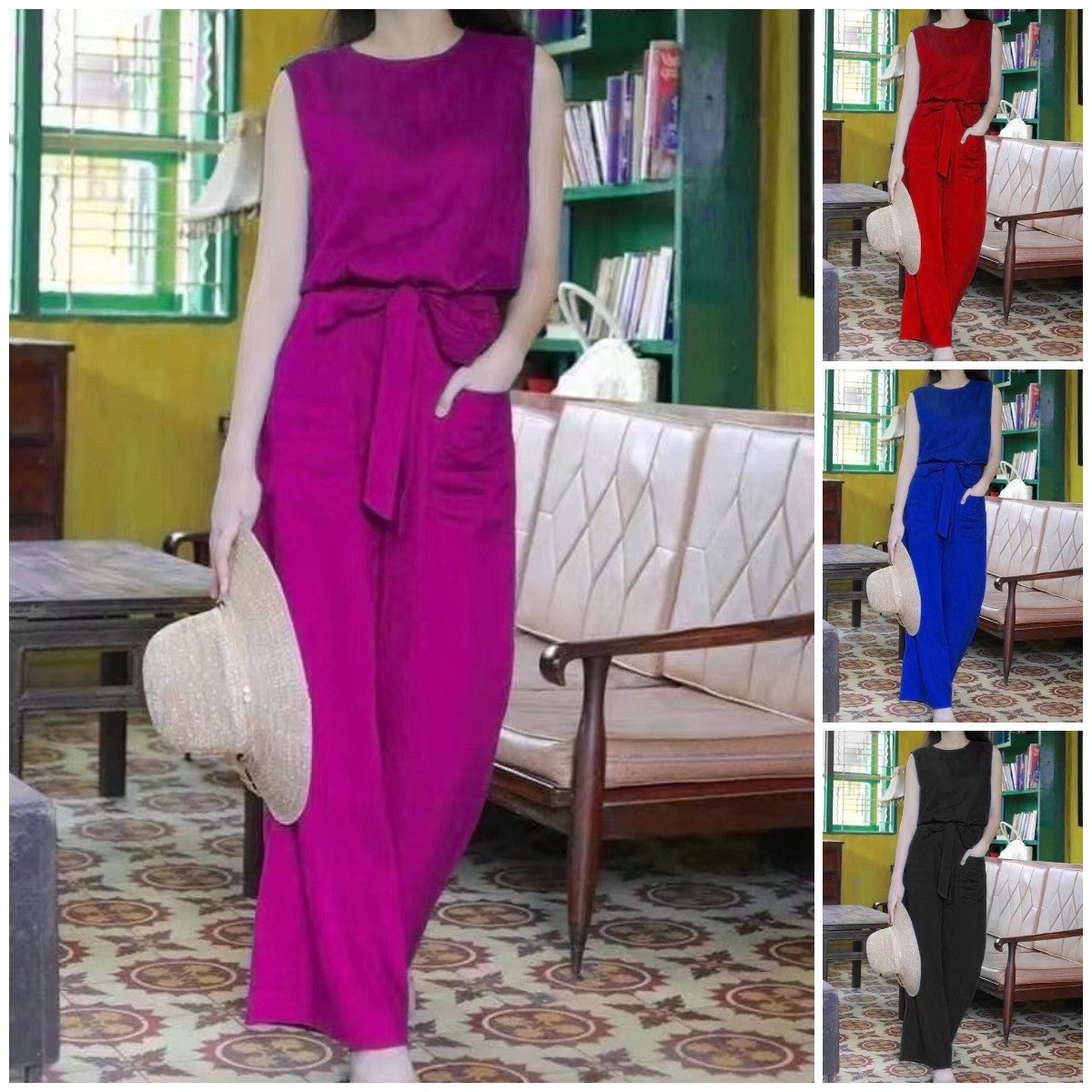 New Temperament Women'S Sleeveless Suit