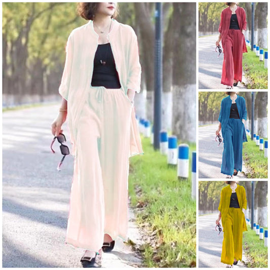 2024 New Temperament Casual Button Suit