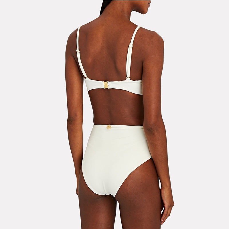 Removable Shoulder Strap Bikini Swimsuit