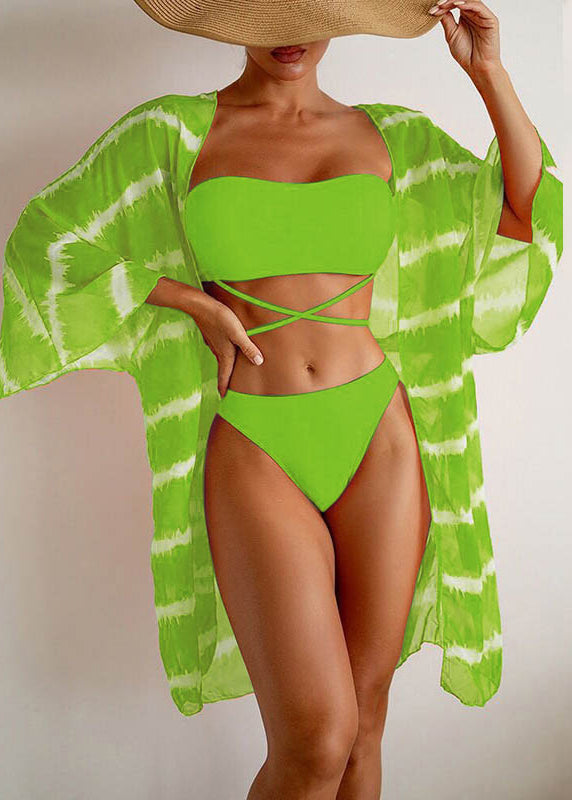 Flirty Feelings Three-Piece Swimsuit