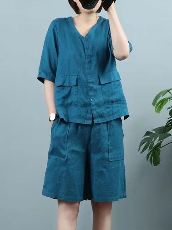 New Temperament Casual Women'S Shirt Suit