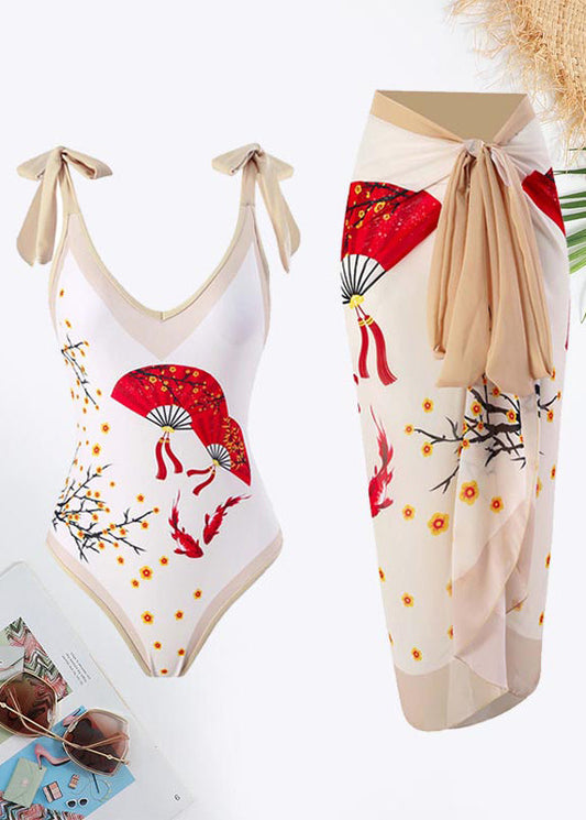 Optimistic Essence V-neck Tie Swimsuit
